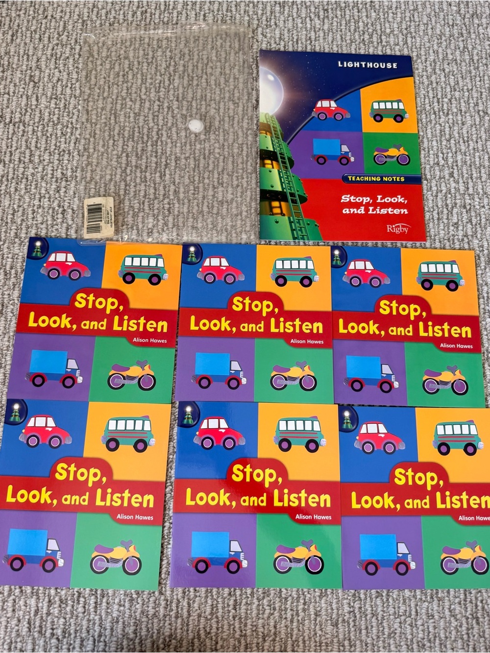 Rigby Lighthouse Stop Look & Listen Guided Reading Set 6 Student Books +